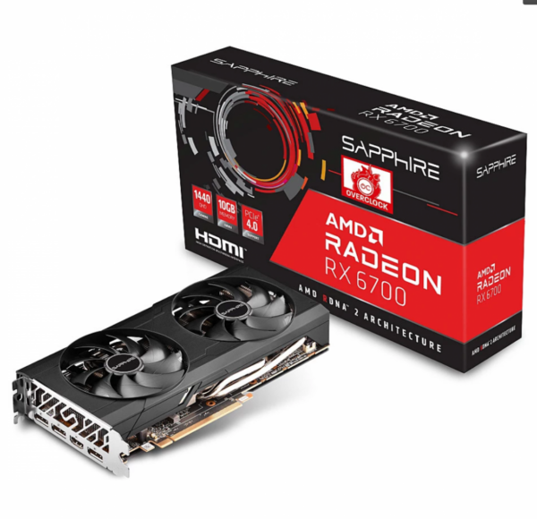 SAPPHIRE RADEON RX 6700 10GB AMDRDNA2, „11321-03-20G” (timbru verde 0.8 lei)