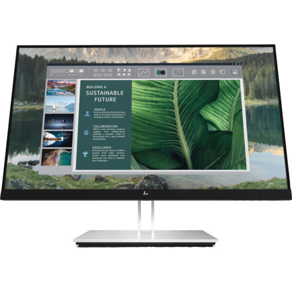 HP E24u G4 23.8inch IPS FHD 16:9 1000:1 250cd/m2 5ms HDMI DP USB-C USB hub, „189T0AA#ABB” (timbru verde 7 lei)