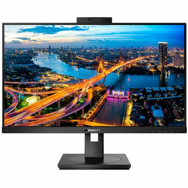 MONITOR PHILIPS 23.8″, WLED IPS, FHD 75Hz 4ms HDMI DisplayPort USB Webcam Pivot „242B1H/00” (timbru verde 7 lei)