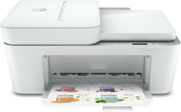 Multifunctional Inkjet Color HP Deskjet 4122e AiO, A4, Functii: Impr.|Scan.|Cop.|Fax, Viteza de Printare Monocrom: 8.5ppm, Viteza de printare color: 5.5 ppm, Conectivitate:USB, Duplex:Nu, ADF:ADF(timbru verde 11 lei) „26Q92B”