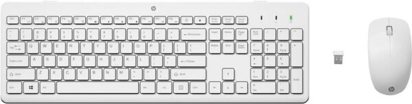 HP 230 Wireless Mouse + Keyboard Combo White „3L1F0AA#ABB” (timbru verde 0.8 lei)