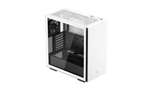 CARCASA DEEPCOOL CH510 WH, Middle Tower ATX, fara sursa, sticla securizata, 1 x 120mm fan, USB 3.0 x 2, Jack 3.5mm x 1, white, „R-CH510-WHNNE1-G-1” (timbru verde 0.08 lei)