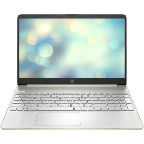 HP Laptop 15s-fq5024nq Intel Core i5-1235U 15.6inch FHD AG 16GB 512GB PCIe Intel Iris Xe FPR FreeDOS 3.0 Pale Gold, „6M277EA#AKE” (timbru verde 4 lei)