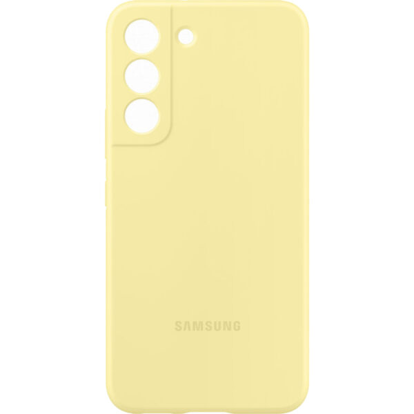 Galaxy S22; Silicone Cover; Yellow „EF-PS901TYEGWW”