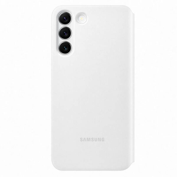 Galaxy S22; Smart Clear View Cover; White „EF-ZS901CWEGEE”