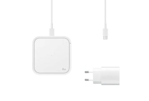 Wireless Charger Pad 15W Super Fast Wireless Charge; White „EP-P2400BWEGEU” (timbru verde 0.18 lei)