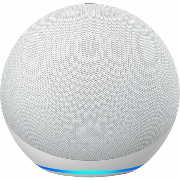 SmartGadget Amazon Echo Dot (4th Gen) Smart speaker with Alexa (usa) + EU adapter included Glacier White, „PHT14652″(timbru verde 0.8 lei)