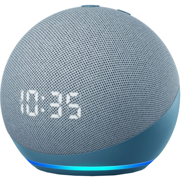 SmartGadget Amazon Echo Dot (4th Gen) Smart speaker with Alexa (usa) + EU adapter included Twilight Blue, „PHT14651″(timbru verde 0.8 lei)