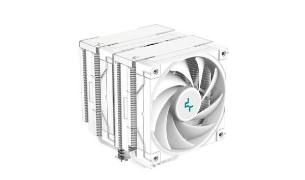 Cooler Deepcool „AK620”, compatibil skt. Intel si AMD, racire cu aer, ventilator 120 mm x 2, 1850 rpm, inaltime cooler 160 mm, 6 heatpipe, „R-AK620-WHNNMT-G-1” (timbru verde 2.00 lei)