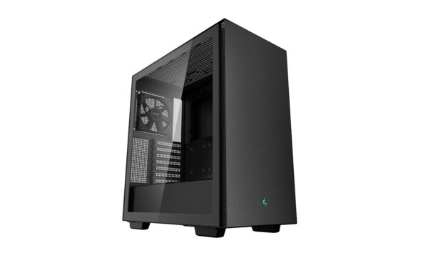 CARCASA DEEPCOOL CH510, Middle Tower ATX, fara sursa, sticla securizata, 1 x 120mm fan, USB 3.0 x 2, Jack 3.5mm x 1, black, „R-CH510-BKNNE1-G-1” (timbru verde 0.08 lei)