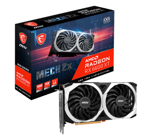 MSI Radeon RX 6600 MECH 2X 8GB, „RADEON RX 6600 MECH 2X 8G”