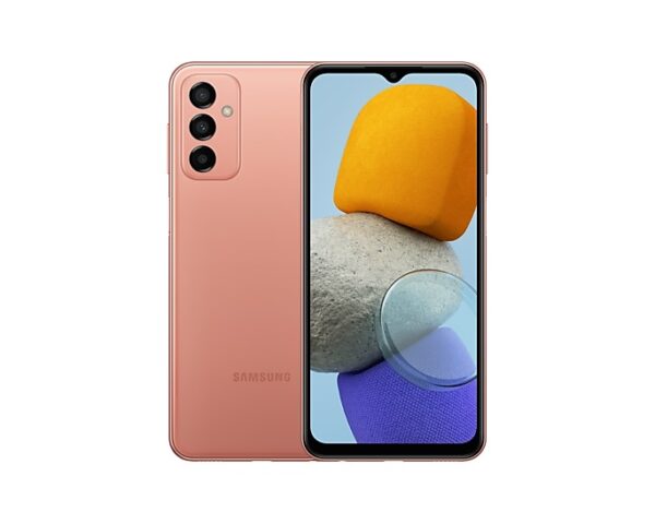 Samsung Galaxy M23 DS Orange Cooper 5G/6.6/OC/4GB/128GB/8MP/50MP+8MP+2MP/5000mAh „SM-M236BIDGEUE” (timbru verde 0.55 lei)