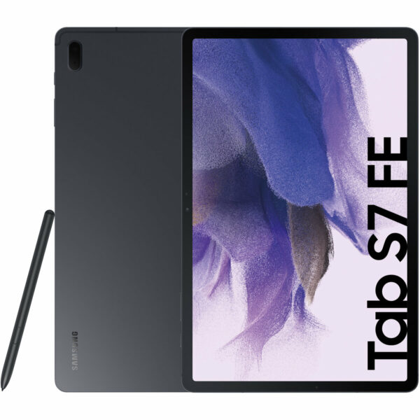 Samsung Galaxy Tab S7 FE Black 5G/12.4/OC/4GB/64GB/5MP/8MP/10090mAh „SM-T736BZKAEUE” (timbru verde 0.8 lei)