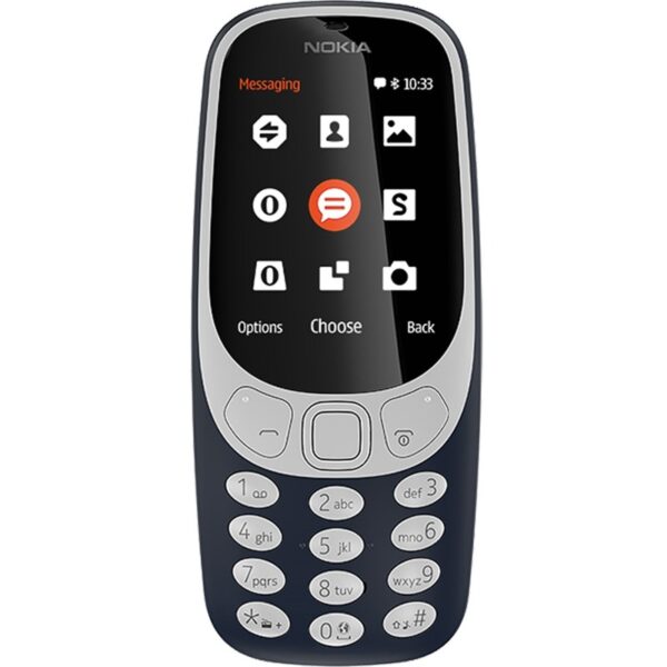 Nokia 3310 DS Dark Blue 2G/2.4/16MB/2MP/1200mAh „A00028096/” (timbru verde 0.55 lei)