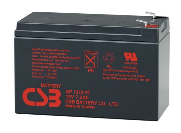 UPS CSB 12V/7.2AH „GP1272F2” (timbru verde 0.5 lei)