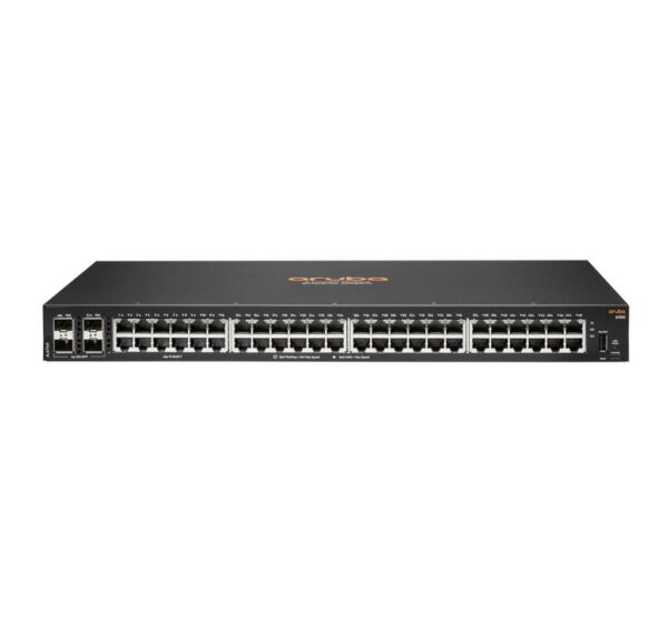 Hewlett Packard Enterprise Aruba 6100 48G 4SFP+ Managed L3 Gigabit Ethernet (10/100/1000) 1U Black, „JL676A” (timbru verde 2 lei)