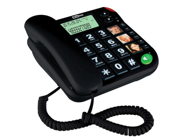 TELEFOANE MaxCom KXT480 White, „KXT480 White” (timbru verde 0.8 lei)