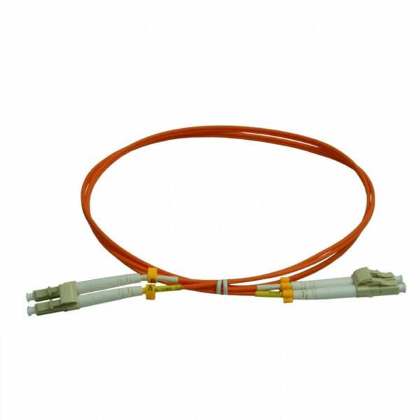 Patchcord FO LC/PC-LC/PC, MM OM2 50/125, manta LSZH 2.0mm, duplex 15m, „LC-LC-MM2/DX-15” (timbru verde 0.8 lei)