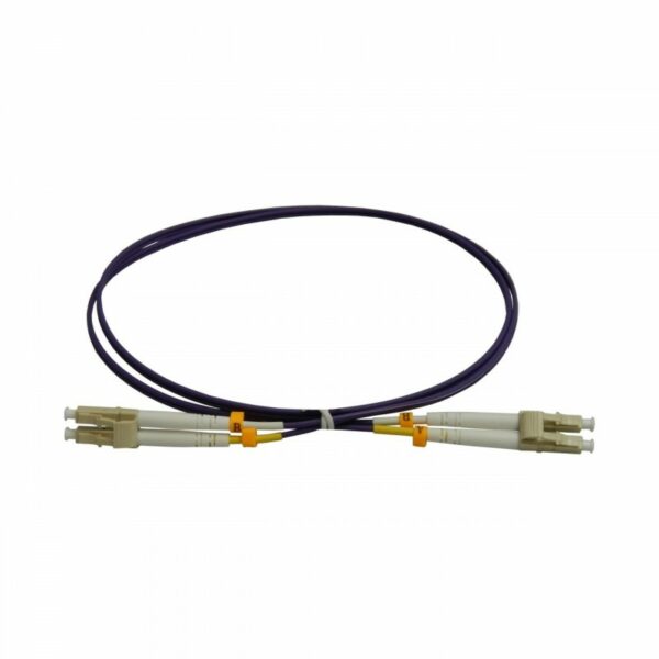 Patchcord FO LC/PC-LC/PC, MM OM4 50/125, manta LSZH 2.0mm, duplex 10m, „LC-LC-MM4/DX-10” (timbru verde 0.18 lei)