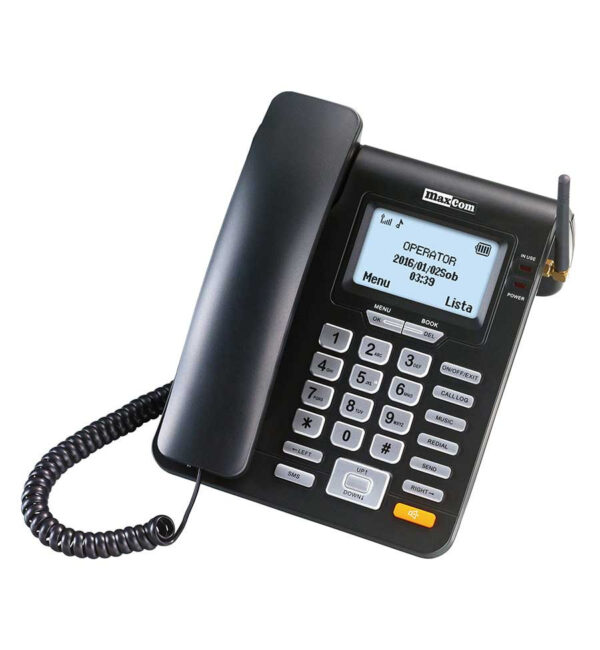 TELEFOANE MaxCom MM28DHS Black, „MM28DHS” (timbru verde 0.8 lei)