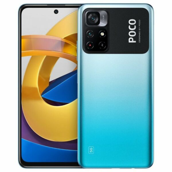 SMARTphone Xiaomi POCO M4 PRO 5G Dual SIM 64/4GB Cool Blue, „MZB0A2MEU” (timbru verde 0.55 lei)