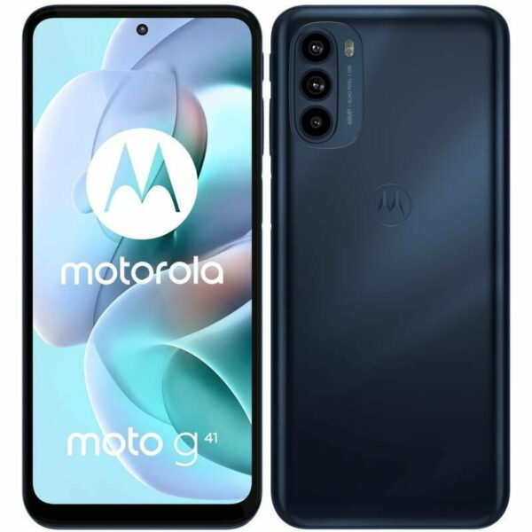 SMARTphone Motorola Moto g41 OLED NFC Dual SIM 128/4GB 5000 mAh Meteorite Black, „PAS40005PL” (timbru verde 0.55 lei)