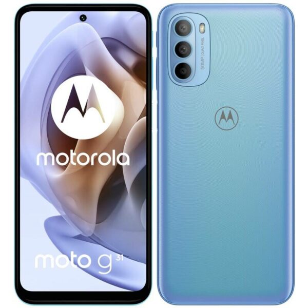 SMARTphone Motorola Moto g31 OLED Dual SIM 64/4GB 5000 mAh Blue, „PASU0021PL” (timbru verde 0.55 lei)