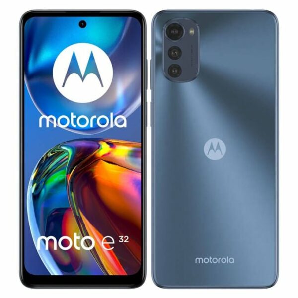 SMARTphone Motorola Moto E32 Dual SIM 64/4GB 5000 mAh Slate Grey, „PATR0000PL” (timbru verde 0.55 lei)