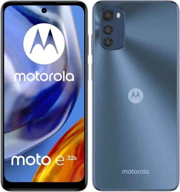 SMARTphone Motorola Moto E32s Dual SIM 32/3GB 5000 mAh Slate Grey, „PATX0008PL” (timbru verde 0.55 lei)