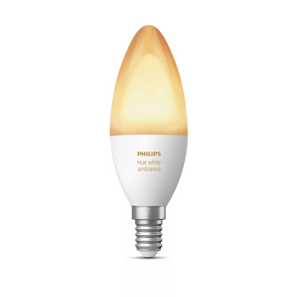 Smart Home Philips HueAmbiance 6W B39 E14 EU -, „PHT13943″(timbru verde 0.45 lei)