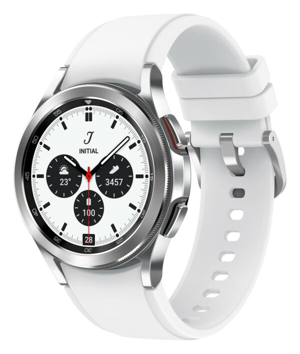 Smartwatch Samsung SM-R880 Galaxy Watch 4 Classic (42mm) Silver, „PHT15113″(timbru verde 0.18 lei)