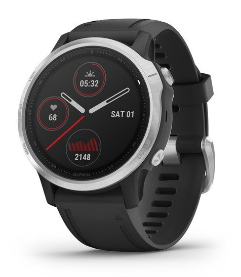 Smartwatch Garmin Fenix 6S Silver Black, „PHT15180″(timbru verde 0.18 lei)