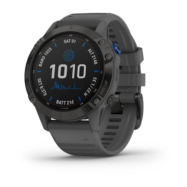 Smartwatch Garmin Fenix 6 Pro Solar Black, „PHT15184″(timbru verde 0.18 lei)