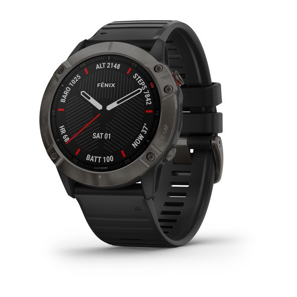 Smartwatch Garmin Fenix 6X Sapphire Carbon, „PHT15614″(timbru verde 0.18 lei)