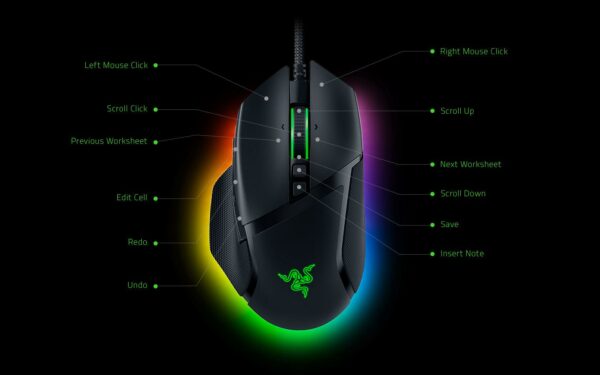 Mouse Razer cu fir Razer Basilisk V3 PRO, „RZ01-04620100-R3G1” (timbru verde 0.18 lei)