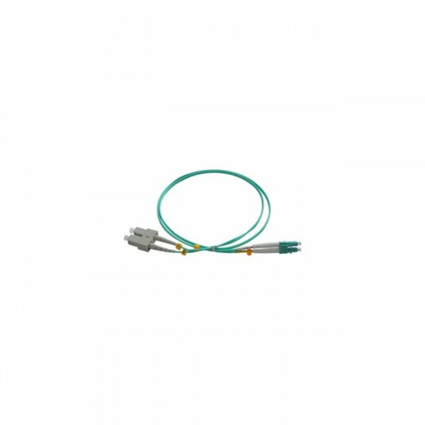 Patchcord FO SC/PC-LC/PC, MM OM3 50/125, manta LSZH 2.0mm, duplex 10m, „SC-LC-MM3/DX-10” (timbru verde 0.18 lei)