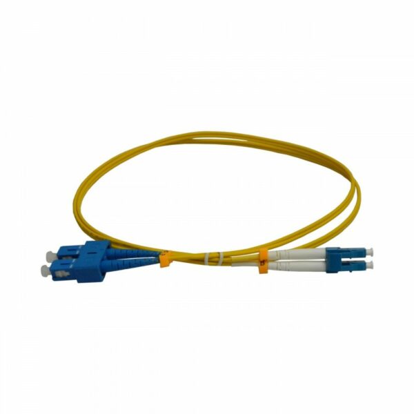 Patchcord FO SC/PC-LC/PC, SM OS2 9/125, manta LSZH 2.0mm, duplex 10m, „SC-LC-SM/DX-10” (timbru verde 0.18 lei)