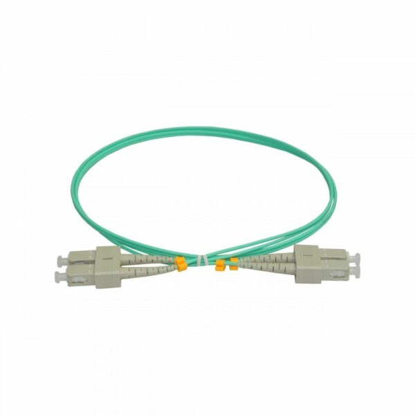 Patchcord FO SC/PC-SC/PC, MM OM3 50/125, manta LSZH 2.0mm, duplex 10m, „SC-SC-MM3/DX-10” (timbru verde 0.18 lei)