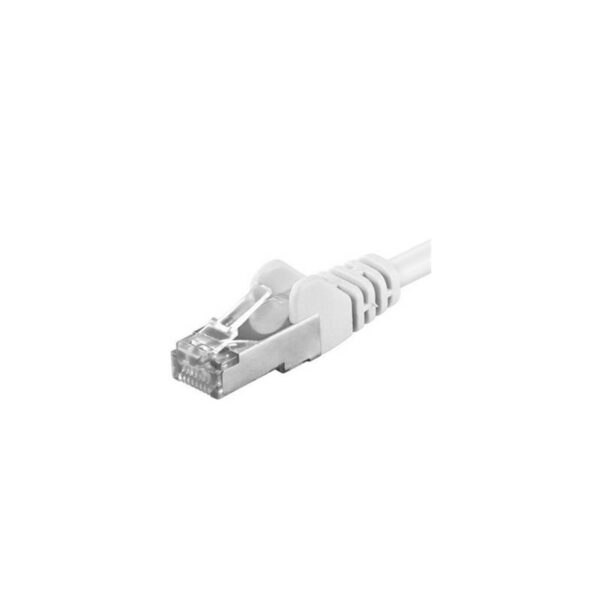 Patchcord SFTP RJ45-RJ45 Cat.6A, 0.5m, alb, „SFTP-6A-0.5-W” (timbru verde 0.08 lei) (timbru verde 0.08 lei)