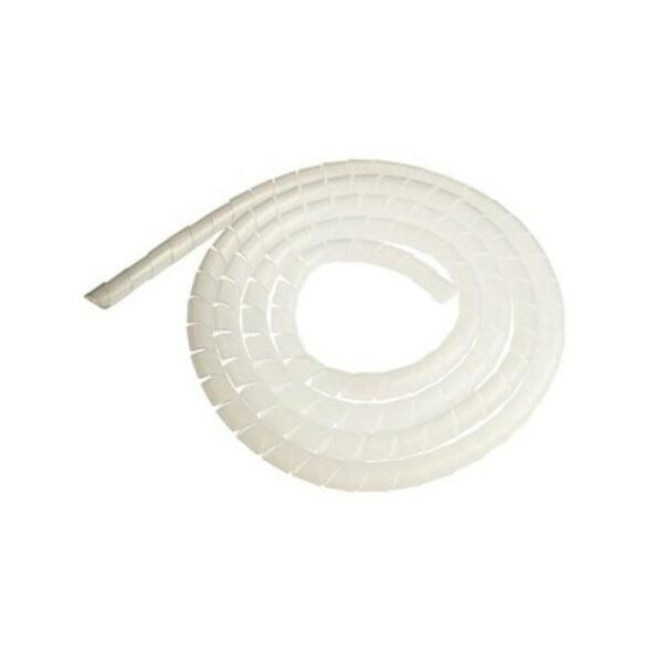 Organizator spiralat cabluri 9 – 50mm, alb , (25m) -ELEMATIC, „SP 9”