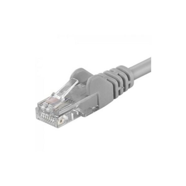 Patchcord UTP RJ45-RJ45 Cat.5e 0.25m, gri, „UTP-5E-0.25-G” (timbru verde 0.08 lei)