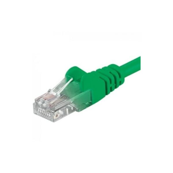 Patchcord UTP RJ45-RJ45 Cat.5e 0.25m, verde, „UTP-5E-0.25-GN” (timbru verde 0.08 lei)