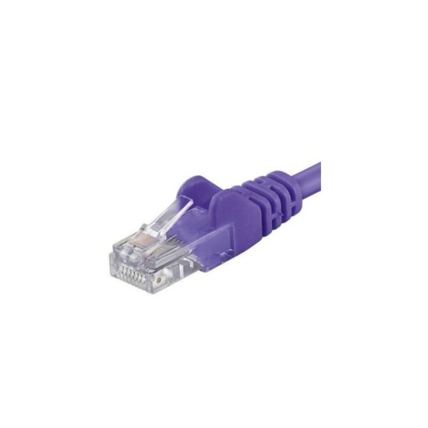 Patchcord UTP RJ45-RJ45 Cat.5e 0.5m, violet, „UTP-5E-0.5-V” (timbru verde 0.08 lei)