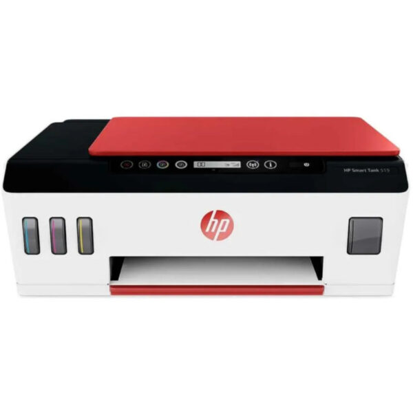 Multifunctional Inkjet Color HP Smart Tank 519 AiO, A4, Functii: Impr.|Scan.|Cop., Viteza de Printare Monocrom: 11 ppm, Viteza de printare color: 5 ppm, Conectivitate:USB|WiFi|BTH, Duplex:Nu , ADF:Nu(timbru verde 11 lei) „3YW73A”