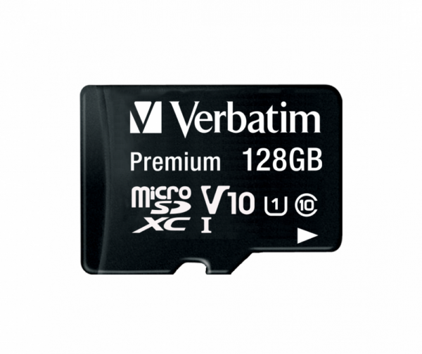 MEMORIE SD CARD VERBATIM 128GB CLASA 10 ADAPTOR INCLUS „44085” (TIMBRU VERDE 0.03 LEI)