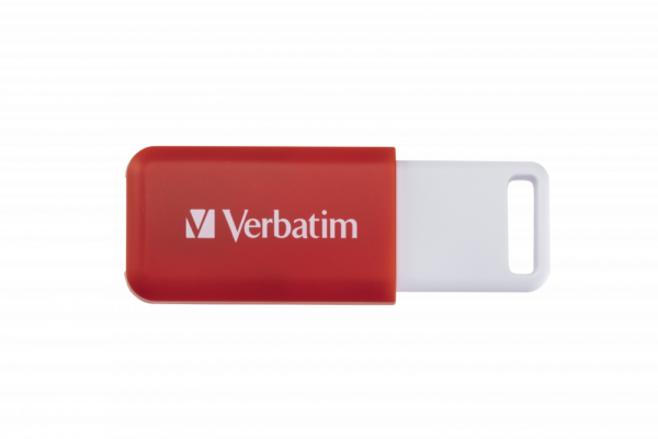 MEMORIE USB VERBATIM DATABAR 16GB USB 2.0 ROSU „49453” (TIMBRU VERDE 0.03 LEI)