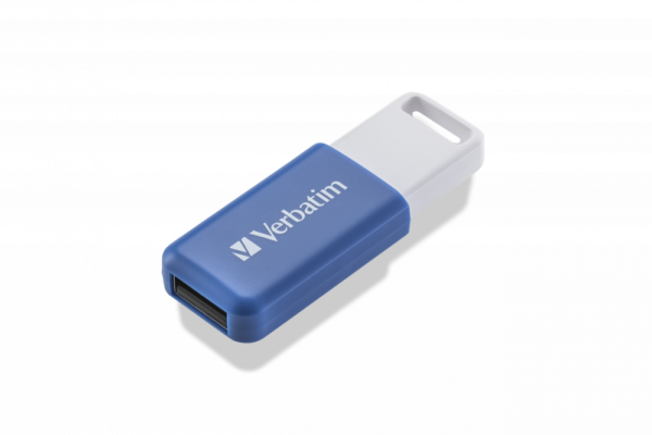 MEMORIE USB VERBATIM DATABAR 64GB USB 2.0 ALBASTRU „49455” (TIMBRU VERDE 0.03 LEI)