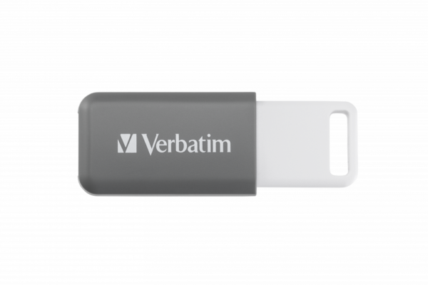 MEMORIE USB VERBATIM DATABAR 128GB USB 2.0, GRI „49456” (TIMBRU VERDE 0.03 LEI)