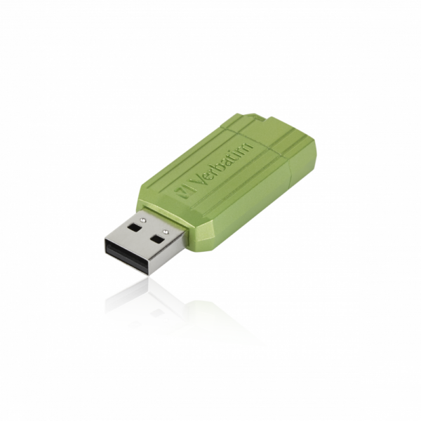 MEMORIE USB VERBATIM PINSTRIPE StoreNGo 16GB USB 2.0 VERDE EUCALIPT „49070” (TIMBRU VERDE 0.03 LEI)