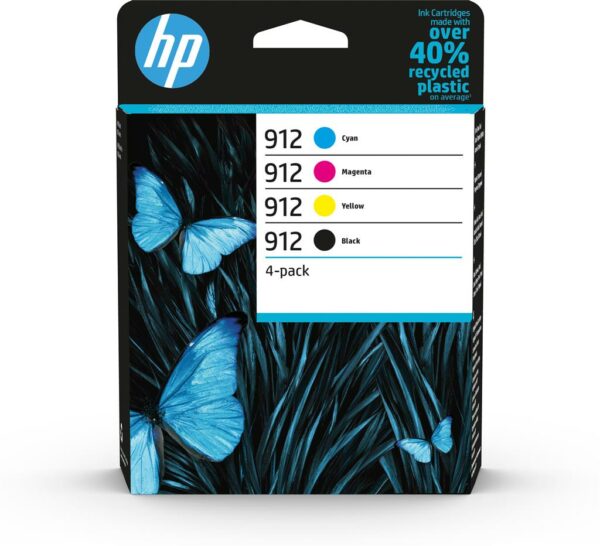 Combo-Pack Original HP CMYK, nr.912, pentru OfficeJet 8013|8023, , (timbru verde 0.60 lei), „6ZC74AE”